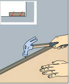 pose moquette avec fixateur