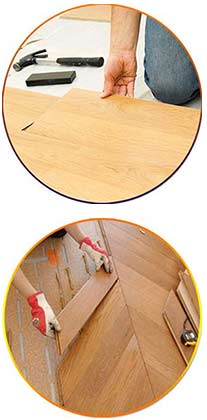 pose parquet avec colle et flottante